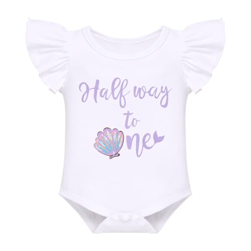 IBTOM CASTLE Half Way to One Baby Girl Outfit Strawberry Romper Skirt Shorts Headband 1/2 Birthday Cake Smash Summer Clothes2