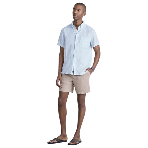 vineyard vines Men's Surfside Linen Short-Sleeve Shirt4