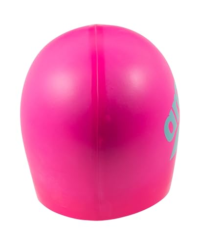 Image of Arena Unisex Big Logo Silicone Swim Cap Women and Men Fitness Swimmers Intensive Training Durable Soft Elastic Bathing Cap