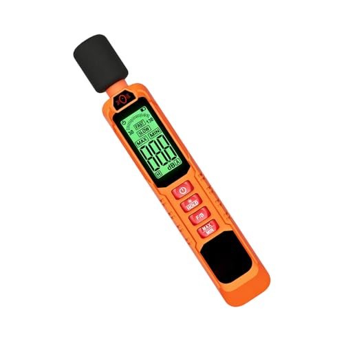 Décibelmètre – Jauge Sonore En Temps Réel De Haute Précision, Compteur De Bruit Numérique | Outil De Mesure Précis Du Niveau Sonore, De L'environnement Pour La Salle De Classe, La Maison,