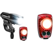 Cygolite Metro Plus 800 & Hotshot Pro 150 Bicycle Light Combo Set, Metro Plus 800 & Hotshot Pro 150 USB Rechargeable Bicycle Light Combo Set, Black, red