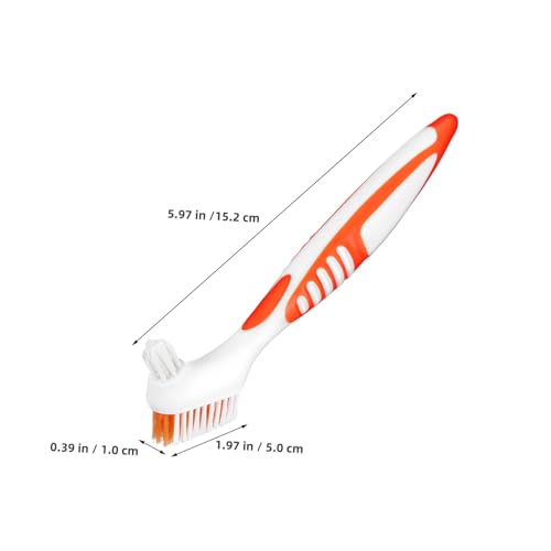 Brosse à dentier double face avec manche ergonomique - Lot de 12 - 2