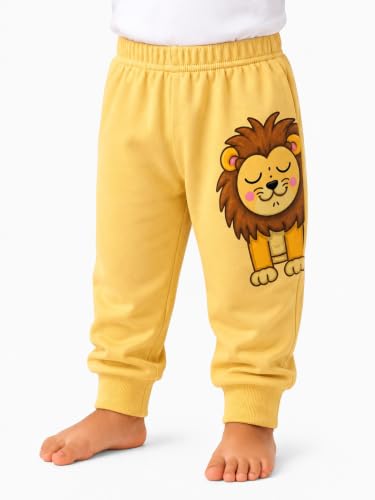 Image of Lush Plush Cotton Pajama Pants for Baby Boys and Baby Girls | Relaxed Fit Nightwear | Sleepwear | Toddlers, Infants & Newborn
