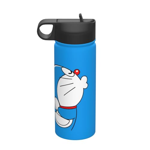 ドラえもん 水筒 真空断熱ケータイマグ 500ml-600ml ステンレスボトル 車用 直飲み 保温 保冷 アウトドア 車のネイブに最適 スポーツタイプ 軽量 隔? 水筒 男の子 女の子
