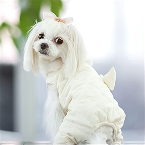 Fksdhdg Warm Dog Clothes Winter Pet Clothing Jumpsuit Puppy Small Dog Costume Outfit Yorkshire Pomeranian Poodle Bichon Schnauzer Coat (Color : B, Size : Xl Code) #TOP4