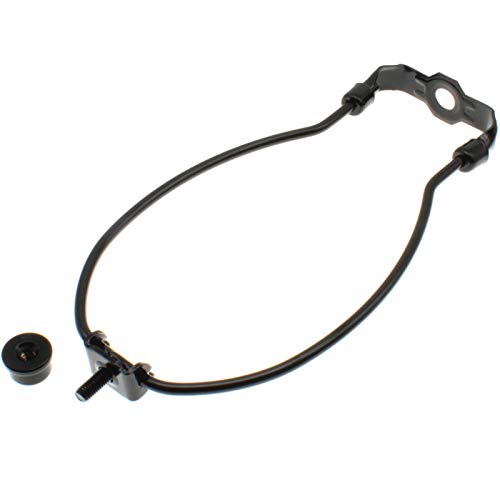 9 Inch Lamp Shade Harp Holder Ozxno 2-Pack Heavy Duty Horn Frame Lamp Shade Bracket With Light Base And Solid Lamp Finial Diy Lighting Replacement Accessories For Table/Floor Lamps (Black) #TOP2