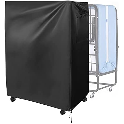 Multifunctional Protective Cover Rollaway Bed Cover, Waterproof, w/ Strong Zipper, Buckles & Side Storage Pocket Cover