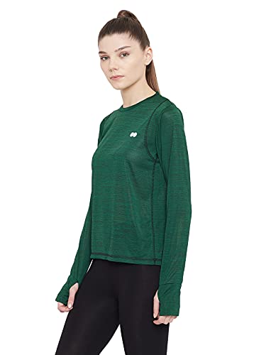 Image of Clovia Women's Activewear Full Sleeve Thumb Hole T-Shirt