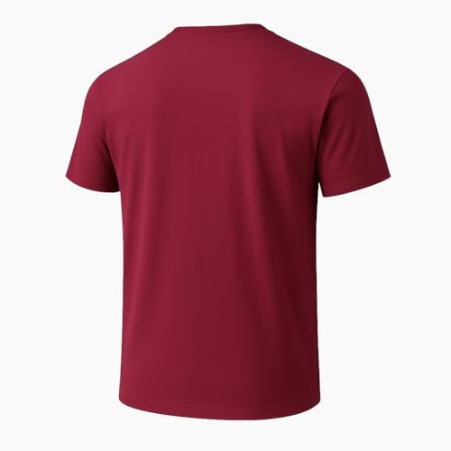 2-Pack Bulk Men’s V-Neck T-Shirts – Soft Pre-Shrunk Premium Cotton, Short Sleeves, Reinforced Collar, Crew Neck, Casual Fit3