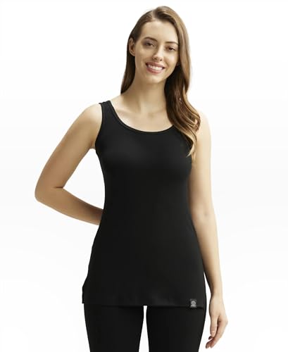 Image of Jockey 2510 Women's Soft Touch Microfiber Elastane Stretch Thermal Tank Top with Stay Warm Technology