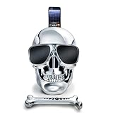 Jarre Technologies Aeroskull HD+ - Altavoz porttil con Bluetooth, Color Plata Cromado