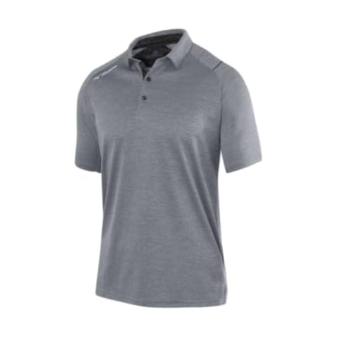 Mizuno Men's Grey Polo Shirt, Large Cover