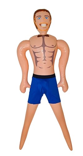 Cuuki21 - Boneco insuflável homem para festas, Photocall casamentos e despedidas de solteira. 150 cm
