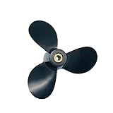 Hélice de barco 7 1/2x6 1/2 Compatible con Motor fueraborda Suzuki 4-6 HP Aluminio 10 dientes Spline Motor parte 58110-91JM0-019