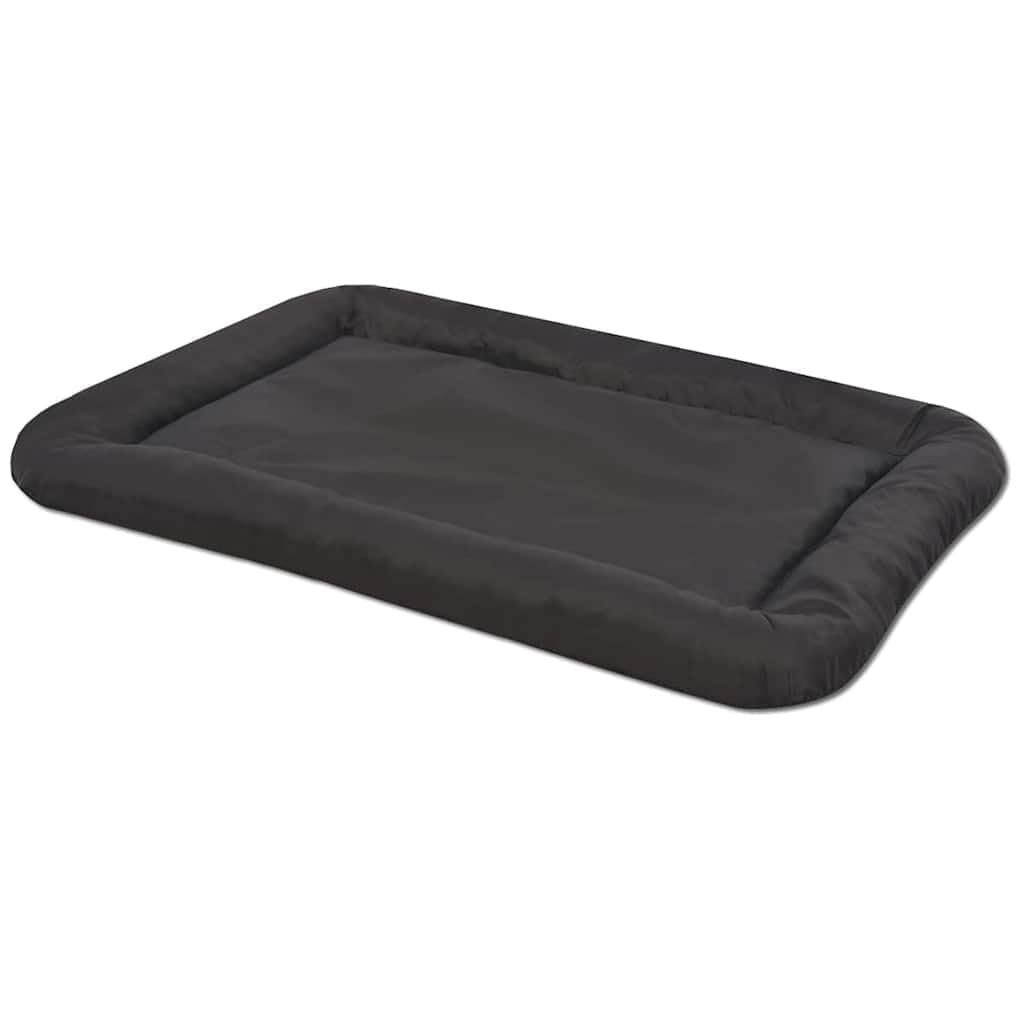 Cama para perros tamaño XL negro, tela Oxford impermeable con revestimiento de poliuretano, parte inferior antideslizante, lavable, cómodo cojín para perros para interiores, exteriores