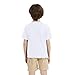 2 Pack Cotton Boys Kids Tshirts Short Sleeve Summer Tops Clothes Tee Shirts for Toddlers(Age 2-14) White