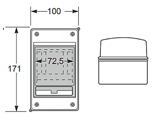 ROSI RS3902-T Centralino da Parete, Grigio - Image 4