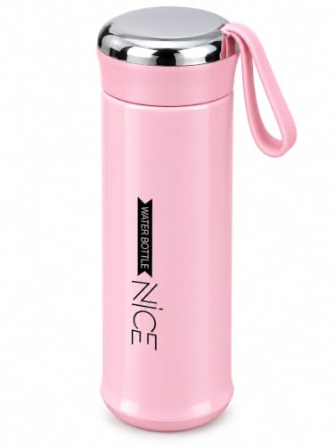 Generic NiCE Water Bottle, Pink, 20 cm, Leak Resistant - Image 2