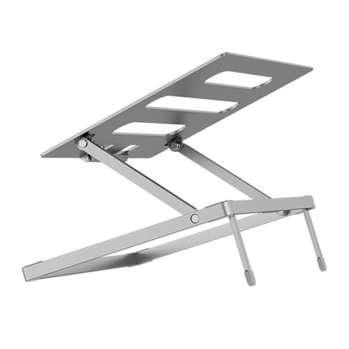 Support réglable pour ordinateur portable pliable en aluminium stable de 15,6 pouces