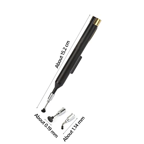Image of Vacuum Sucker Pen Vacuum Suction Pen LP-200 Manual Sucking Pump Pickup Tool with 3 Suction Headers for IC SMD Electronics DIY