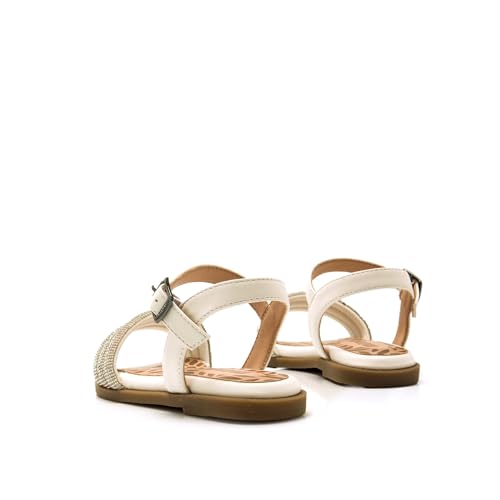 Mtng Per Ragazza. 49086 Collezione Sandali Argento (32), Basso, Fibbia, Casual, Moda Per Bambini - 3