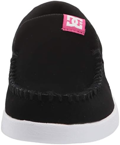 DC Women's Villain 2 Slip On Casual Slipper Skate Shoe, Black/Crazy Pink, 9 | Image 1