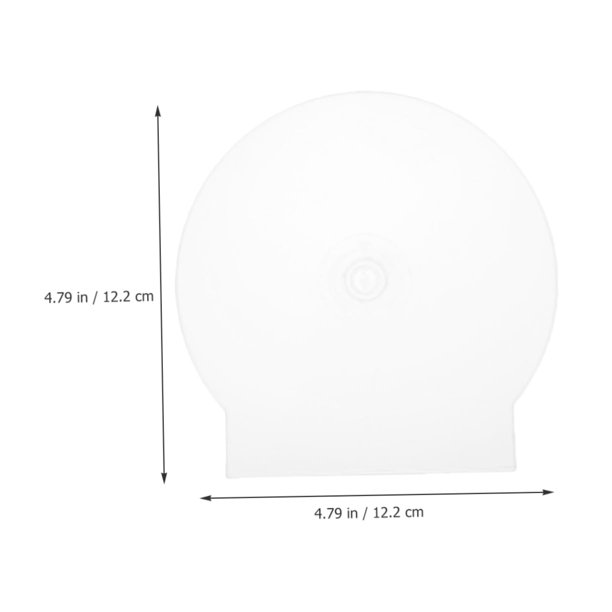 Alipis Custodia Porta Cd Trasparente in Plastica Rigida, Custodie Singole Per Dvd, 50 Pezzi Leggere e Portatili, Protezione Anti-graffio Per Viaggi e Uso Domestico