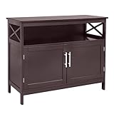 VIBY Kitchen Sideboard Antique Stackable Storage Cabinet Wooden Cupboard Server Buffet Console Table