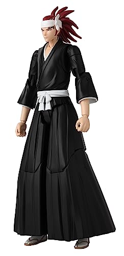 BANDAI - Anime Heroes - Bleach - Figurine Anime Heroes 17 cm - Abarai Renji - Licence Officielle Bleach - Figurine d'action articulée Renji - 36972