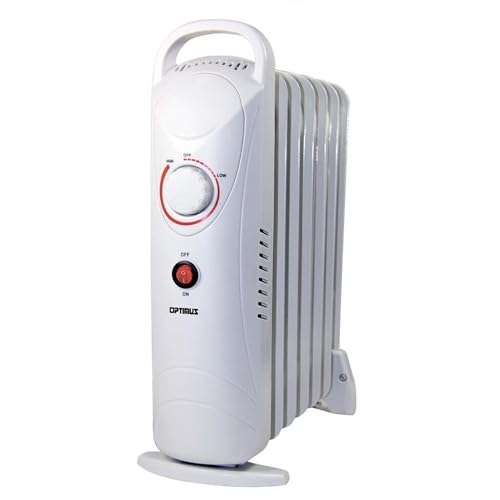 Optimus H-6003 Portable Oil Filled Radiator Heater, Mini, 16 x 6 x 15 inches