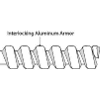 25 Ft. L,Flexible Aluminum Conduit,20400001879