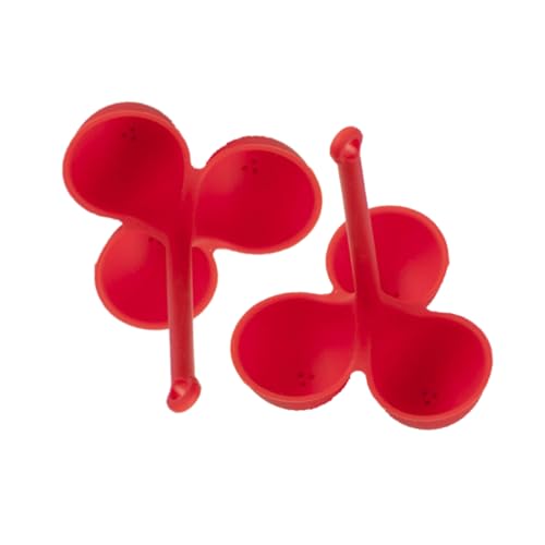 SOLUSTRE 3Pcs Silicone Egg Holder for Boiling Eggs Poaching Rack for Stovetop Cooking Kitchen Utensil for Egg Boiling Versatile Egg Gadget for Home Cooking
