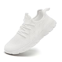 ZDFQLGV Scarpe Donna Running Sneakers Comode Tennis Fitness Palestra Scarpe Scarpe da Ginnastica Sportive Comodo Sneakers Casual all'Aperto Bianco EU 40