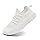 ZDFQLGV Scarpe Donna Running Sneakers Comode Tennis Fitness Palestra Scarpe Scarpe da Ginnastica Sportive Comodo Sneakers Casual all'Aperto Bianco EU 38