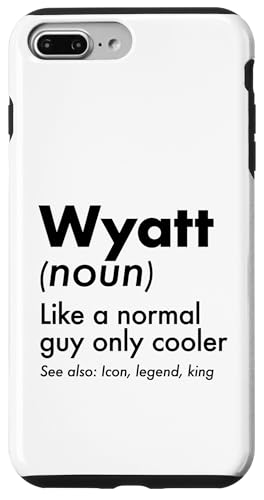 Wyatt Like A Normal Guy Only Cooler Legend King �t�@�[�X�g�l�[�� �X�}�z�P�[�X iPhone 7 Plus/8 Plus �p