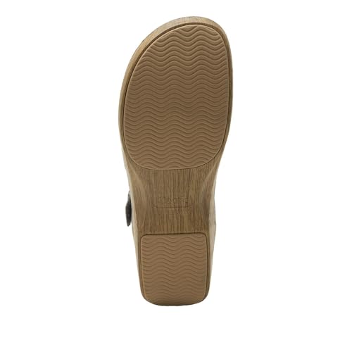 Image of Alegria Women's Opal Leather Shoes with Slingback Open Back Sandals