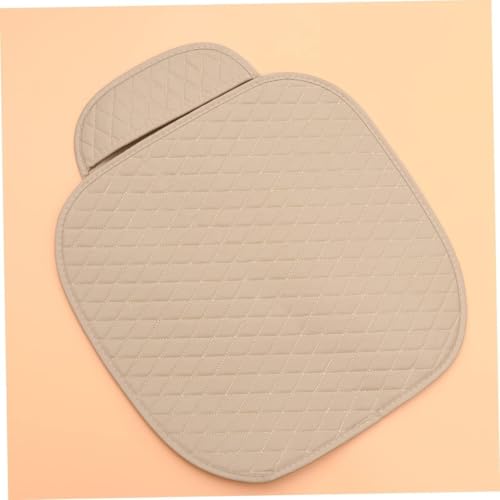 Image of Car Seat Mat Vehicle Seat Cover Car Seat Cushions Front Single Seat Cover (Pack of 2) (Car Seat Cover Cream)