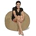 Chill Sacks Memory Foam Bean Bag Chair, 3-Feet, Camel Micro Suede