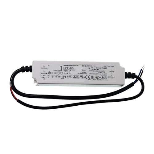 Alimentation LED LPF-60-30 transformateur étanche IP67 boîtier plastique tension 30V