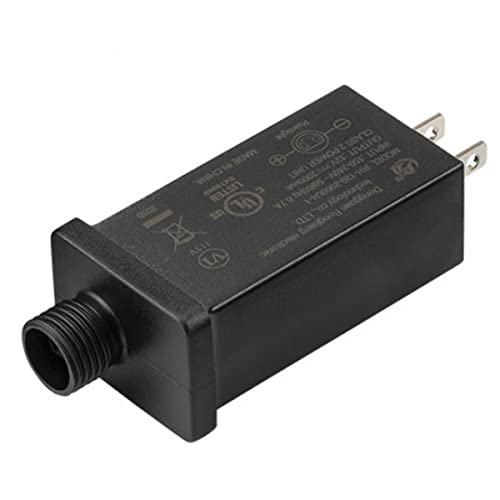 Ronghang 12V 2A Class 2 Power Unit, LED Transformer for Replacement Yard Inflatable Adapter for String Light, Fountain Lights, Holiday Inflatable Decor, Christmas Tree (1PCS), RON24W12V
