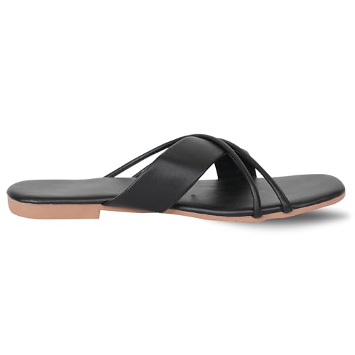 Image of Women's Lightweight Flip Flops | Comfortable Daily Wear Chappals | Soft Insole Slip-On Slippers for Girls & Women