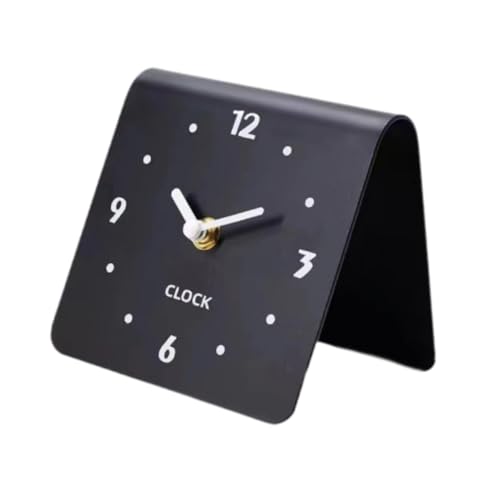 Kuntesetty Orologio da Tavolo Design Elegante Minimalista, Nero