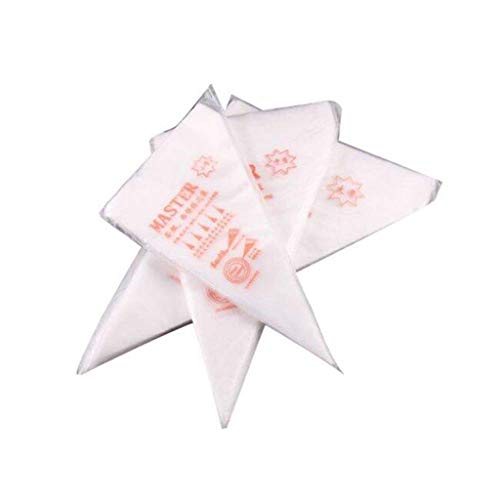 Lot de 100 poches à douille jetables de qualité supérieure - Petite taille - Pour glaçage, fondant, gâteau, crème - Accessoire pratique et durable
