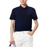 Lacoste Men's Short Sleeve Paris Polo, Navy Blue, XX-Large