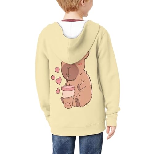 Image of Biyejit Kids Novelty 3D Graphic Printed Hooded Sweatshirt