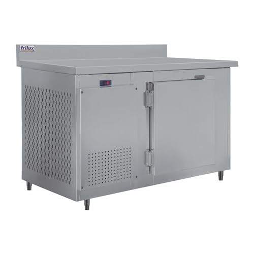 Balcão de Encosto Refrigerado RF-034 - Aço Inox 355 L +2 a +7°C Controlador Digital - Frilux 110V