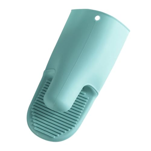 NbgrvB Gant de cuisine en silicone résistant à la chaleur pour cuisine, pâtisserie, barbecue, micro-ondes, lave-vaisselle, 14 x 27 cm, vert