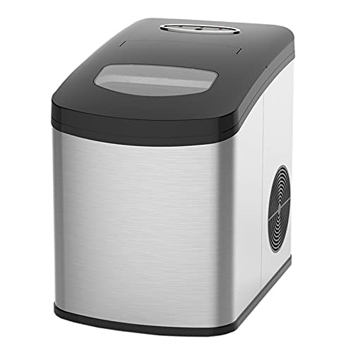 MHGD Automatische selbstreinigende Eismaschine für die Arbeitsplatte, tragbarer Eiswürfelbereiter, einfach zu bedienen…
