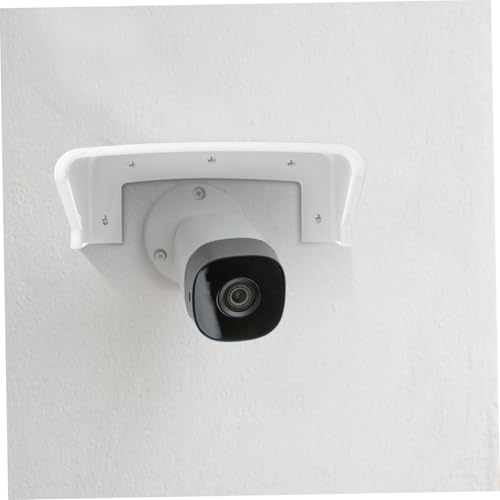 Cubierta protectora para cámara de seguridad exterior en plástico blanco resistente 5