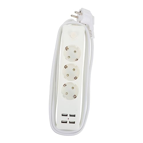 HOMSFOU 4 regleta Cargador USB carregador USB Cargadores USB enchufes Inteligentes USB Charger enchufes de Carga múltiples de Corriente de Carga Cargador de páginas